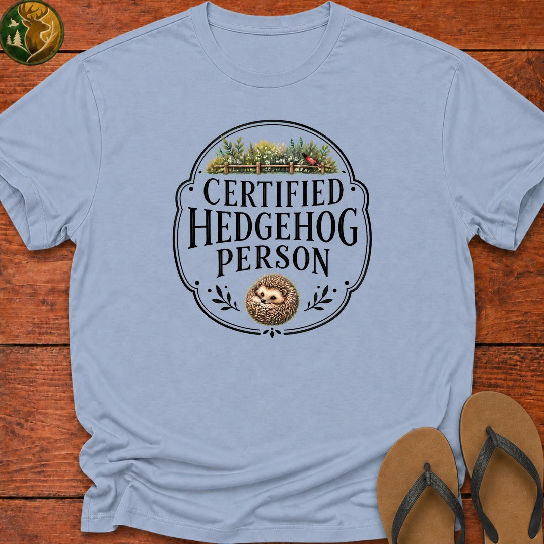 Hedgehog Person Kids T-Shirt - Light Blue