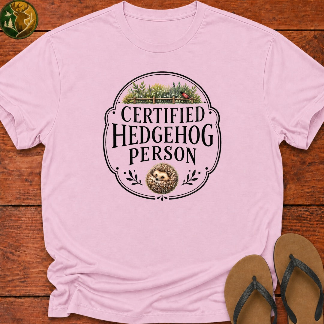 Hedgehog Person Kids T-Shirt - Light Pink