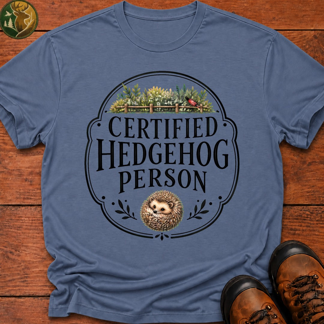 Hedgehog Person T-Shirt - Blue Jean