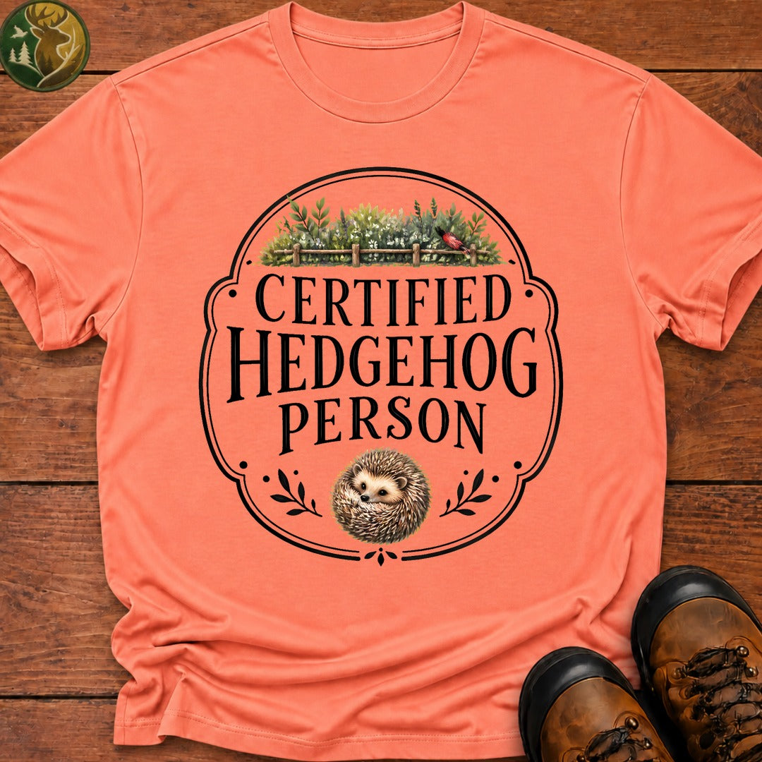 Hedgehog Person T-Shirt - Melon