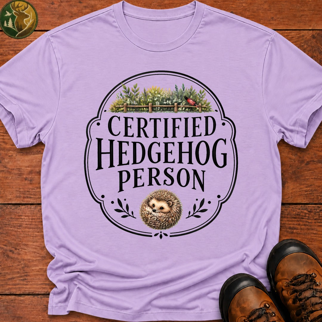 Hedgehog Person T-Shirt - Orchid