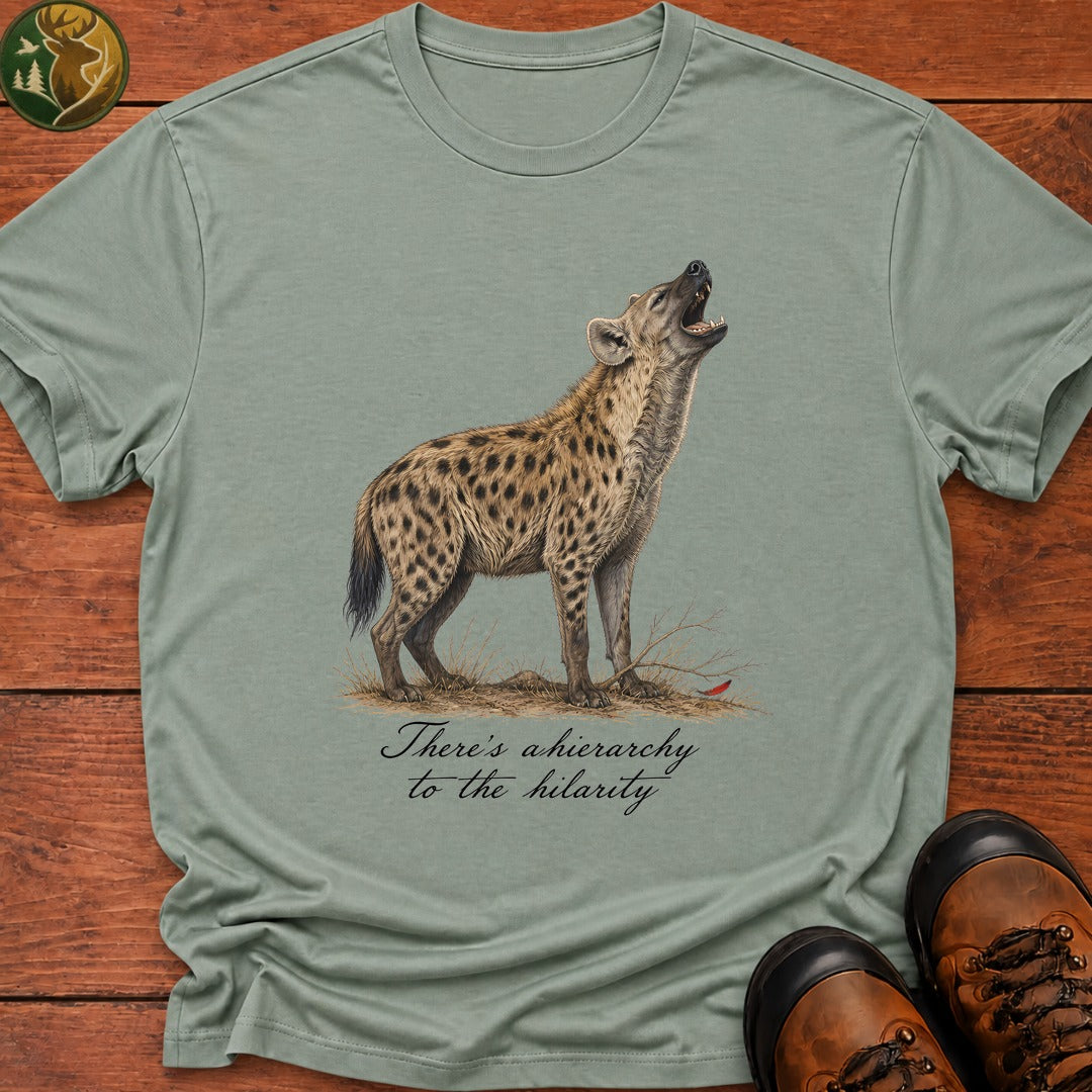 Hierarchy To The Hilarity T Shirt - Bay