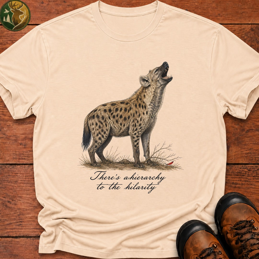Hierarchy To The Hilarity T Shirt - Ivory