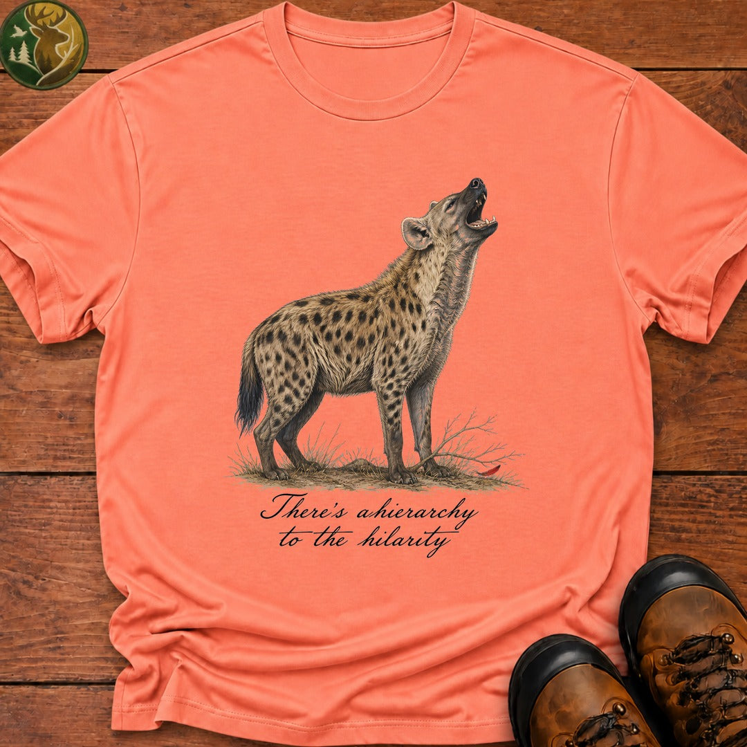Hierarchy To The Hilarity T Shirt - Melon