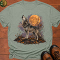 Howling Wolf Halloween T Shirt - Bay