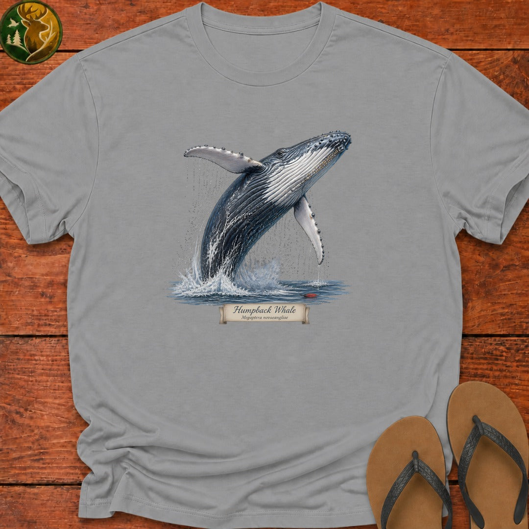Humpback Whale Kids T-Shirt - Sport Grey