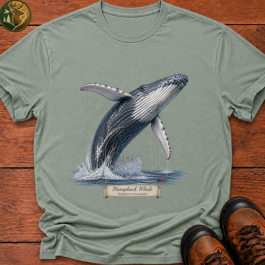 Humpback Whale T Shirt - Bay