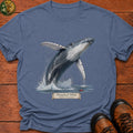 Humpback Whale T Shirt - Blue Jean