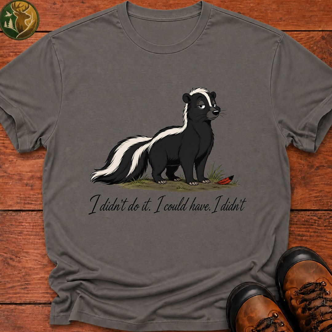 I Didn'T Do It T Shirt - Grey