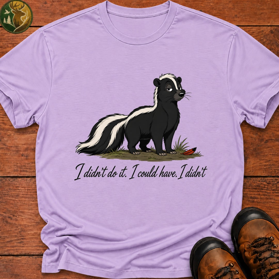 I Didn'T Do It T Shirt - Orchid