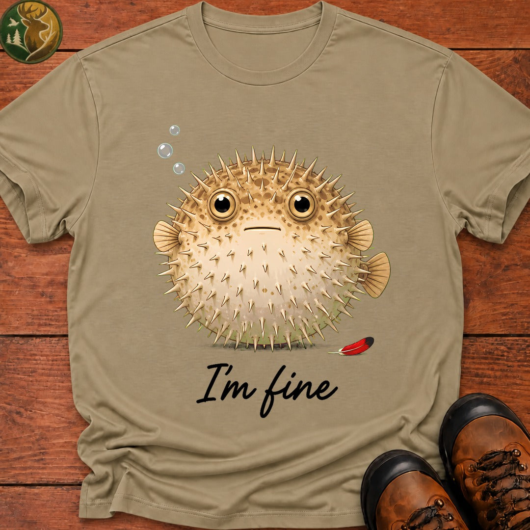 I'M Fine T-Shirt - Khaki
