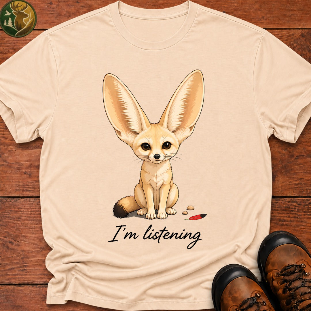 I'M Listening T-Shirt - Ivory