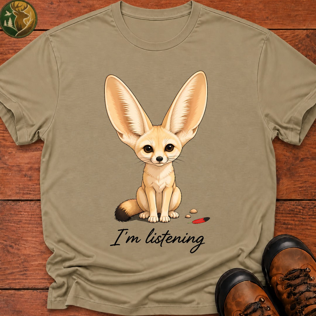 I'M Listening T-Shirt - Khaki