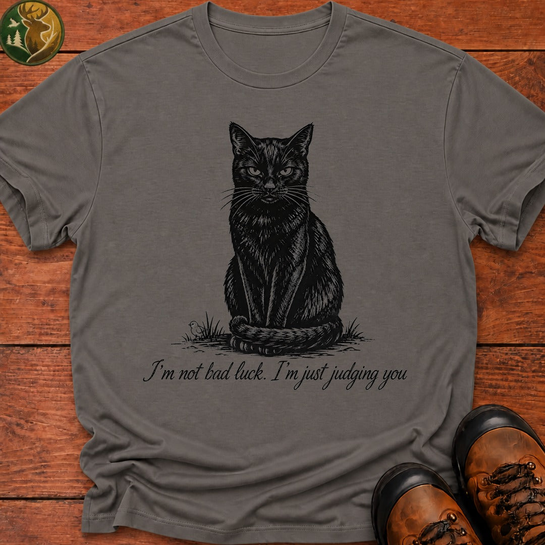 I'M Not Bad Luck T Shirt - Grey