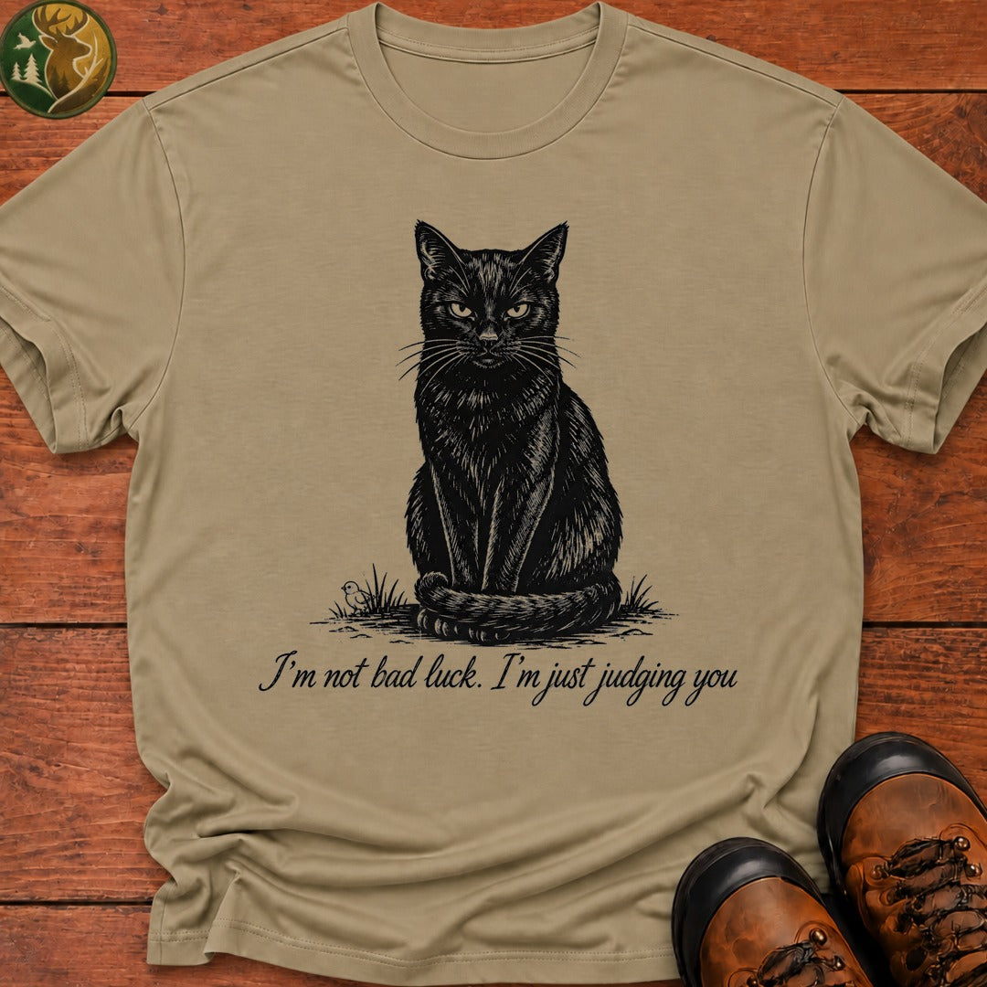 I'M Not Bad Luck T Shirt - Khaki