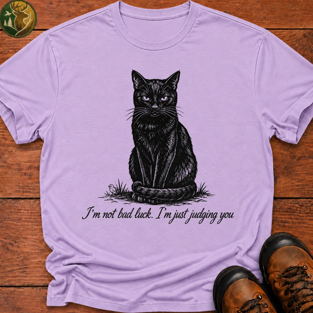 I'M Not Bad Luck T Shirt - Orchid
