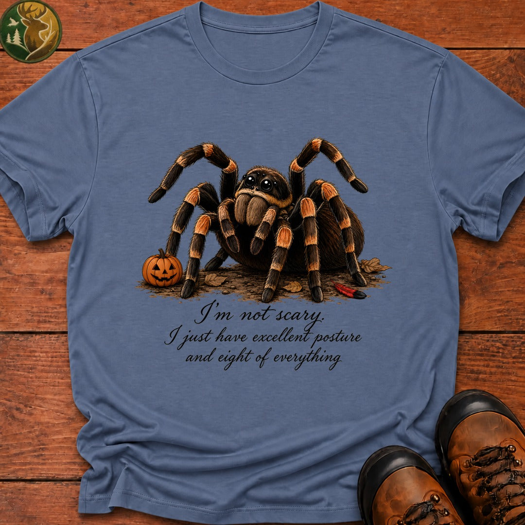 I'M Not Scary Halloween T Shirt - Blue Jean