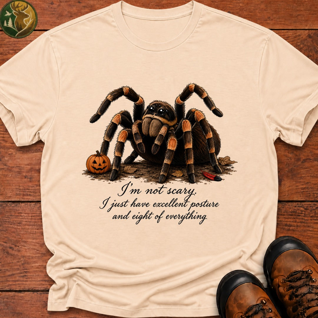 I'M Not Scary Halloween T Shirt - Ivory