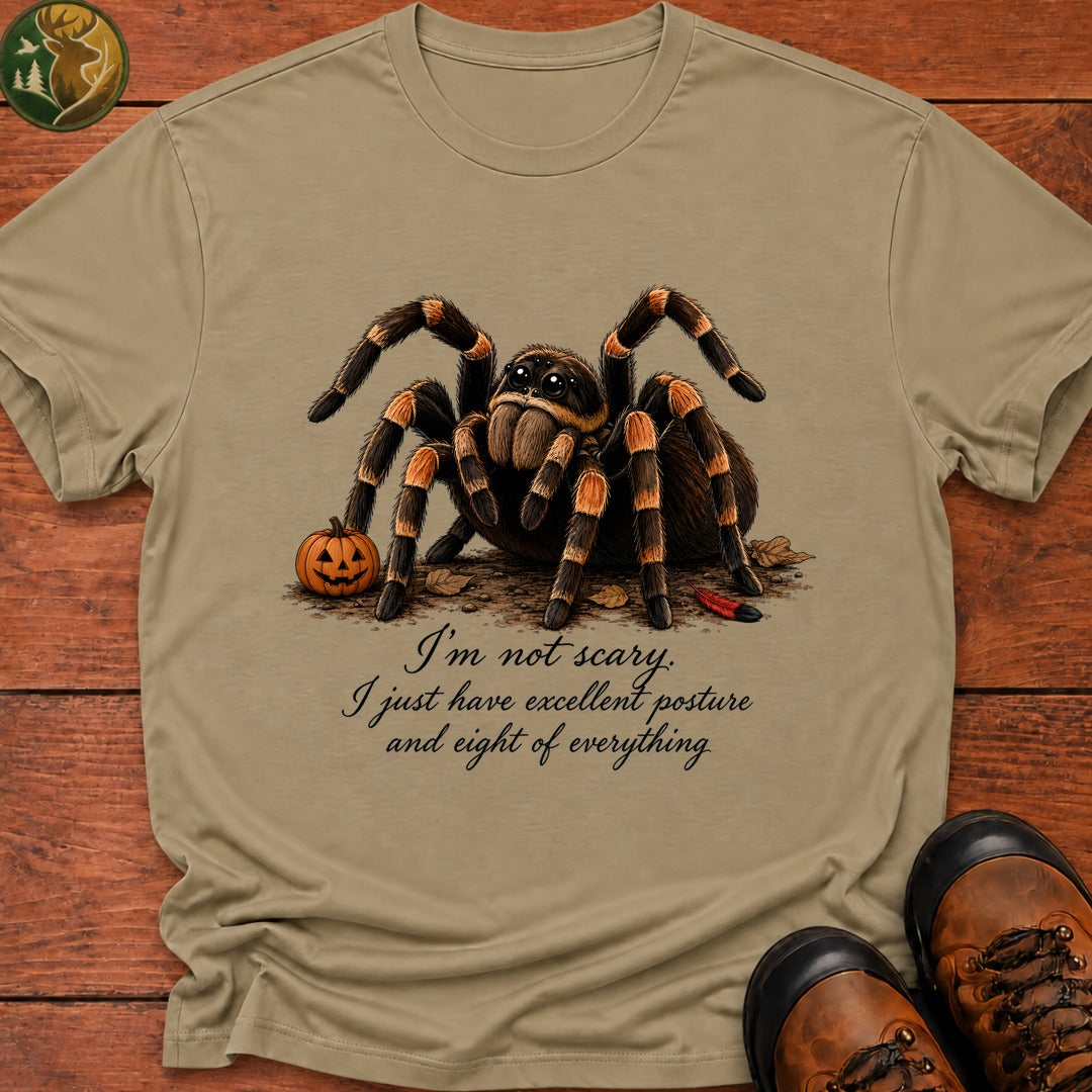I'M Not Scary Halloween T Shirt - Khaki