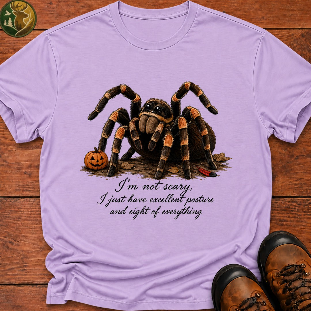 I'M Not Scary Halloween T Shirt - Orchid