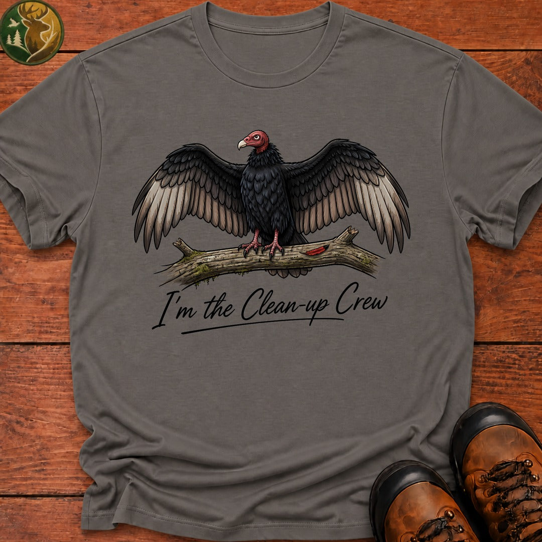 I'M The Clean Up Crew T Shirt - Grey