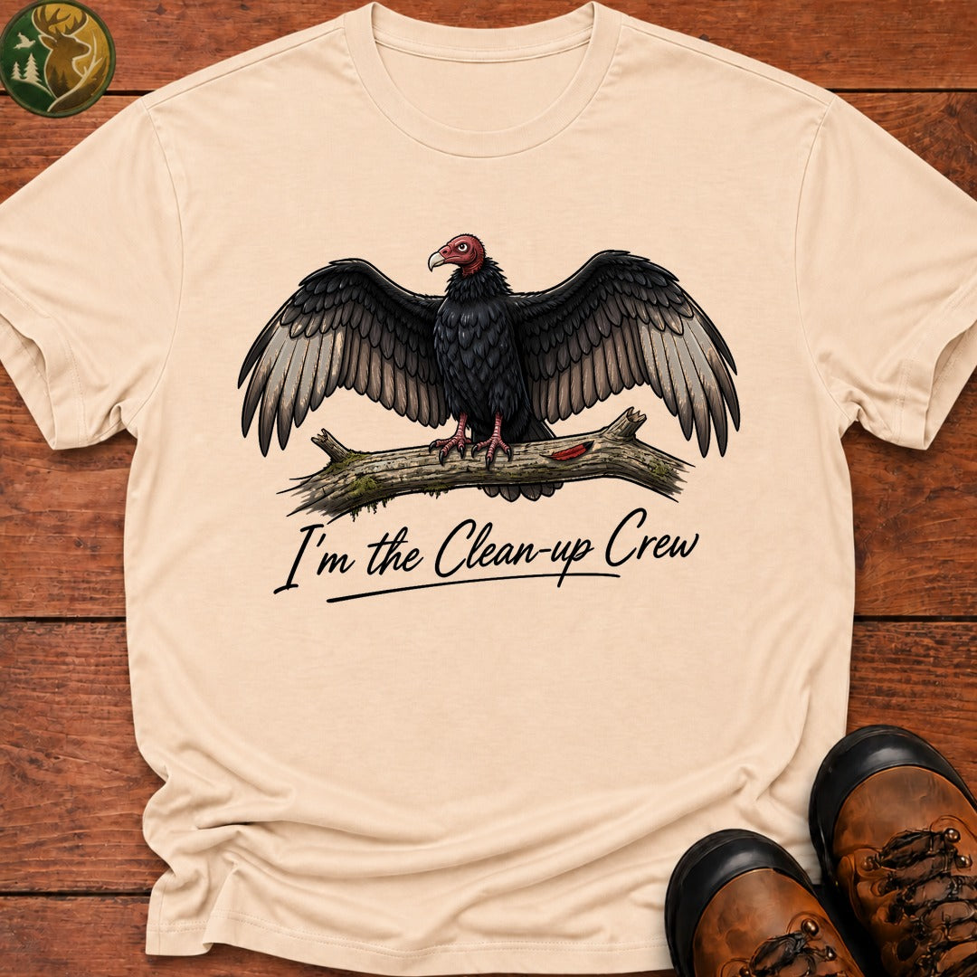 I'M The Clean Up Crew T Shirt - Ivory