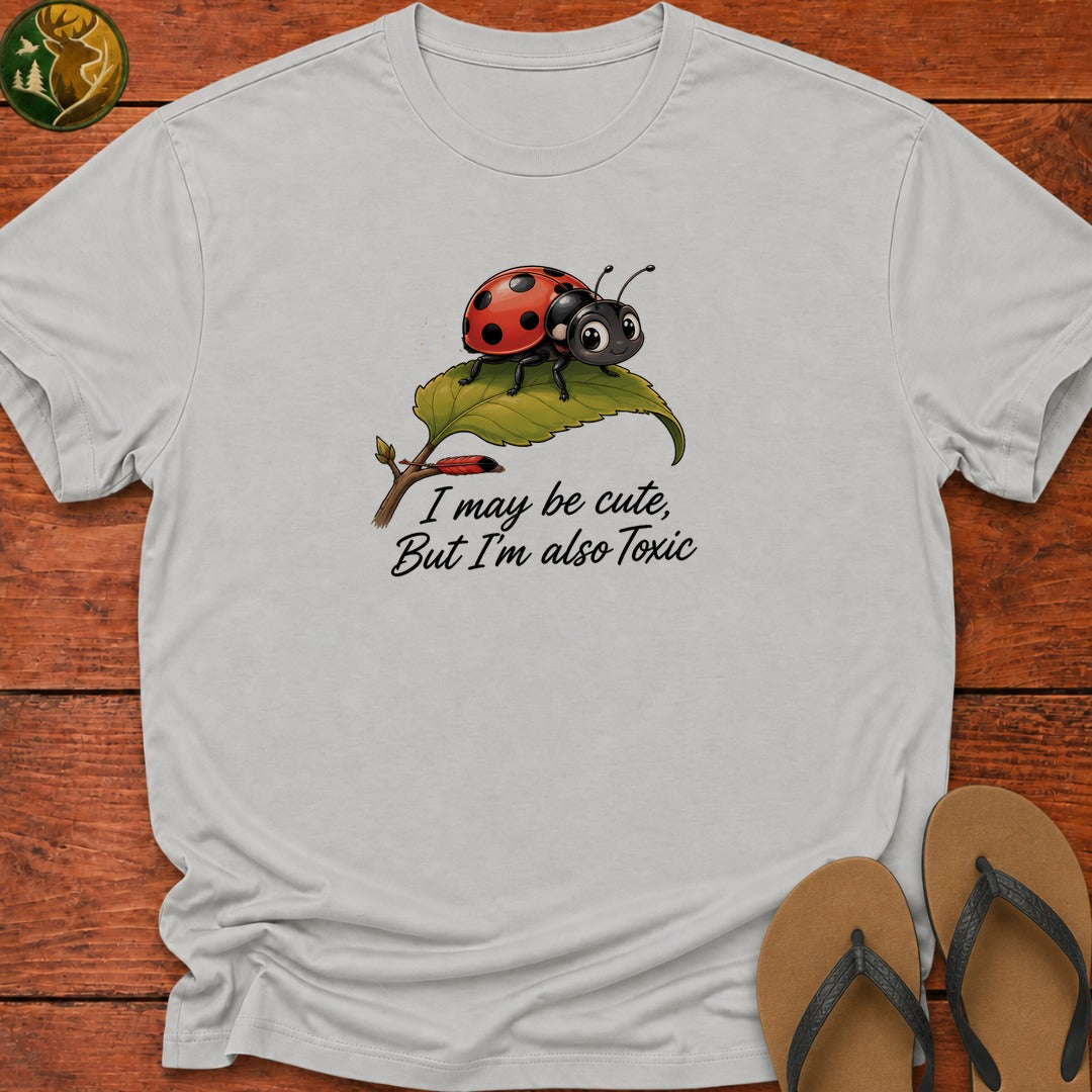 I May Be Cute Kids T-Shirt - Ash