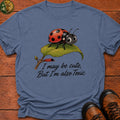 I May Be Cute T Shirt - Blue Jean
