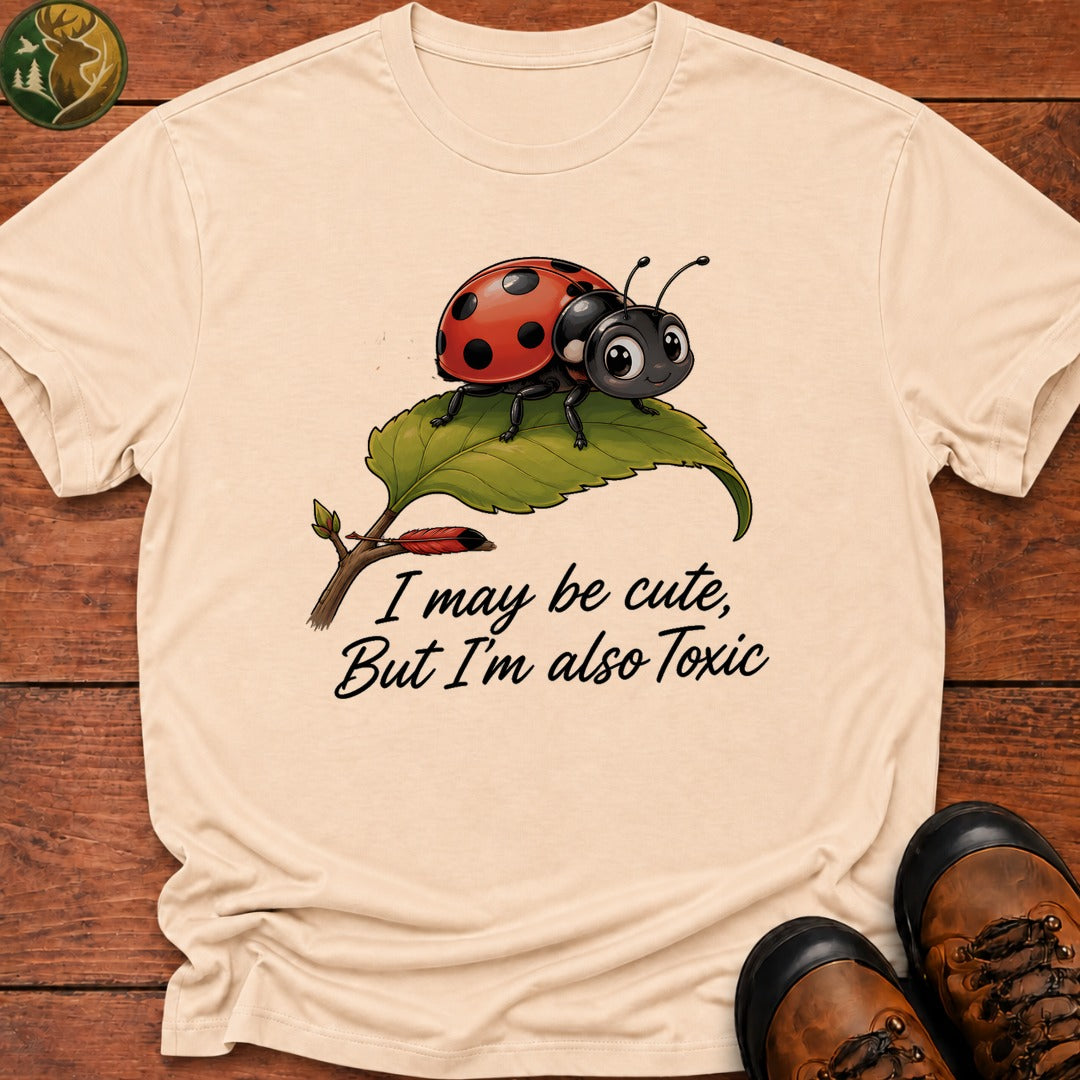I May Be Cute T Shirt - Ivory