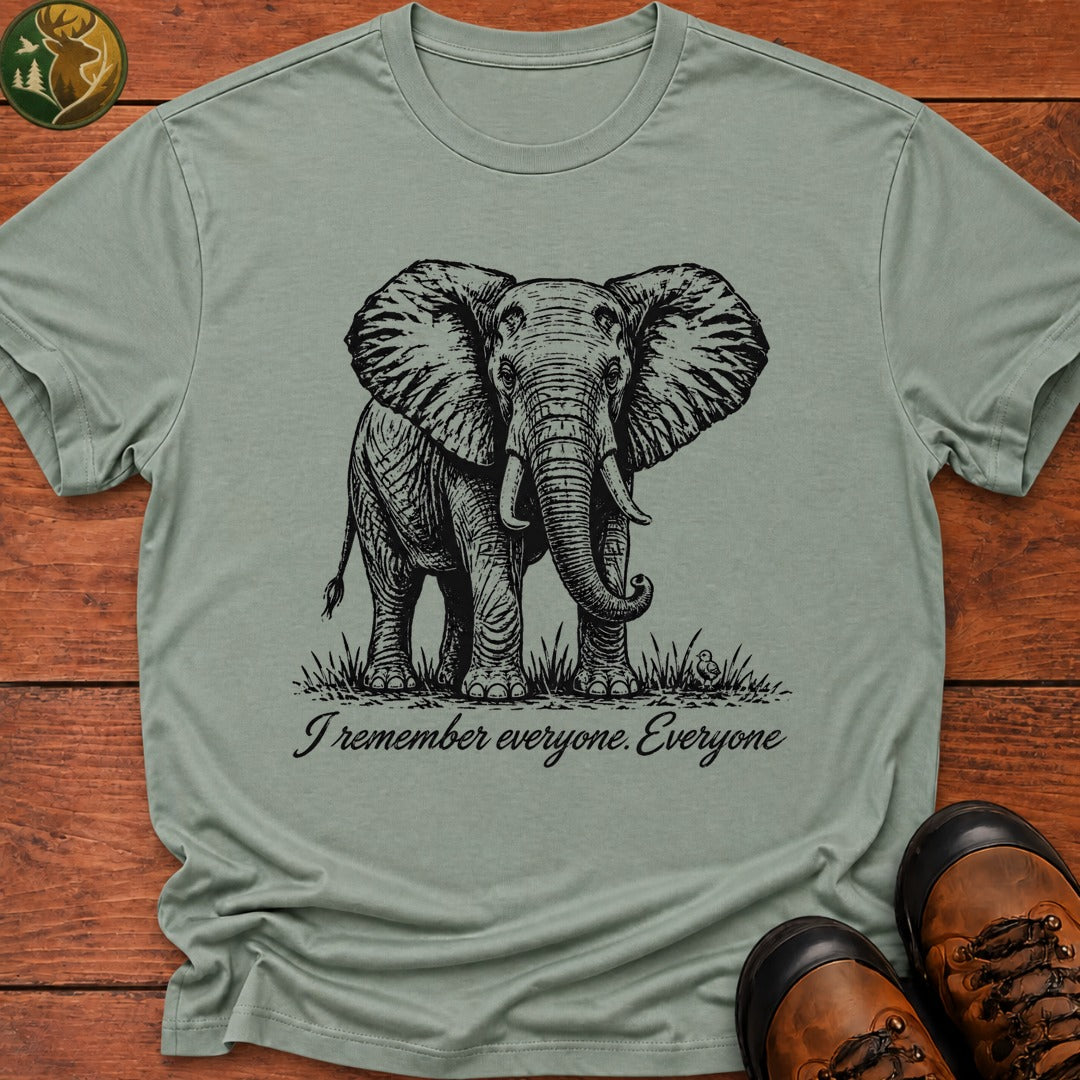 I Remember Everyone T Shirt - Bay