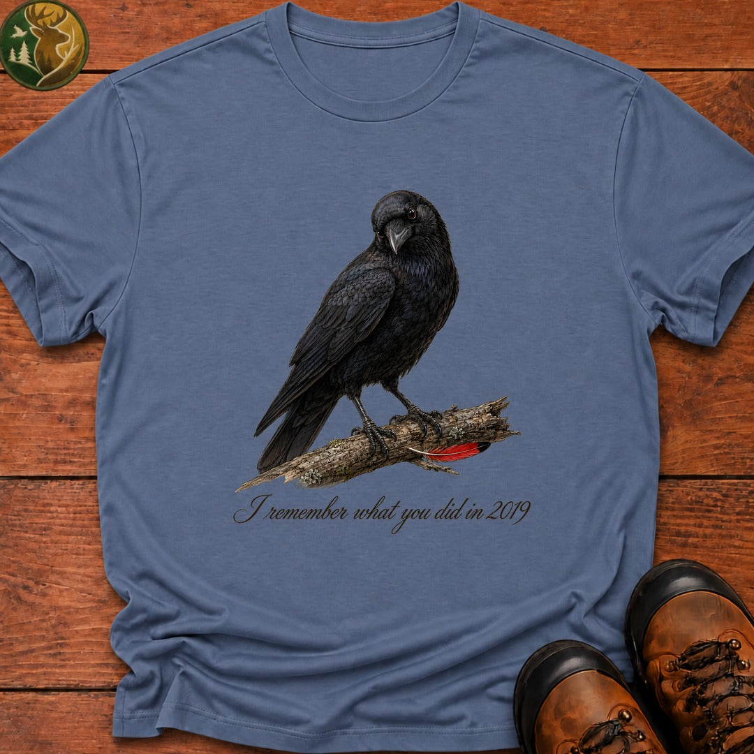 I Remember What You Did T Shirt - Blue Jean