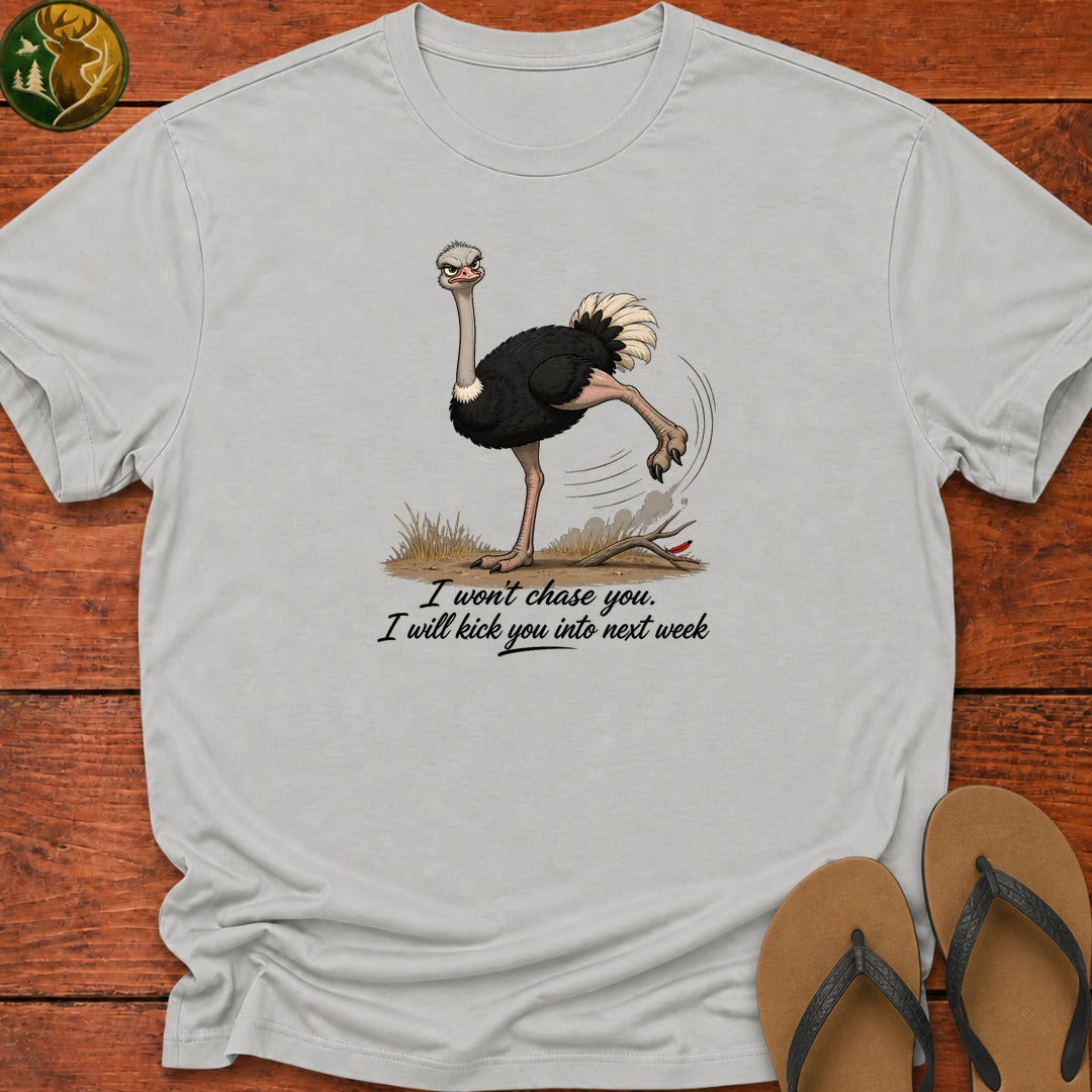 I Will Kick You Kids T-Shirt - Ash