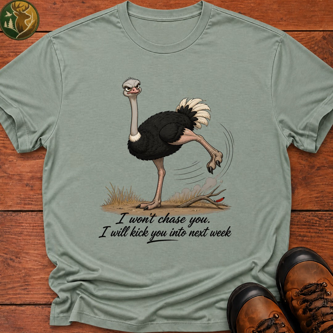 I Will Kick You T Shirt - Bay