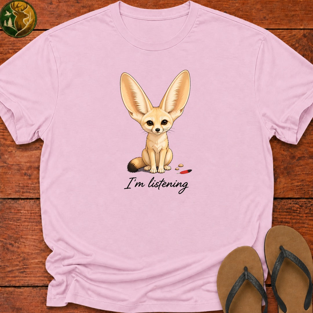 I'm Listening Kids T-Shirt - Light Pink