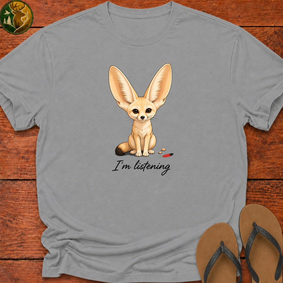 I'm Listening Kids T-Shirt - Sport Grey