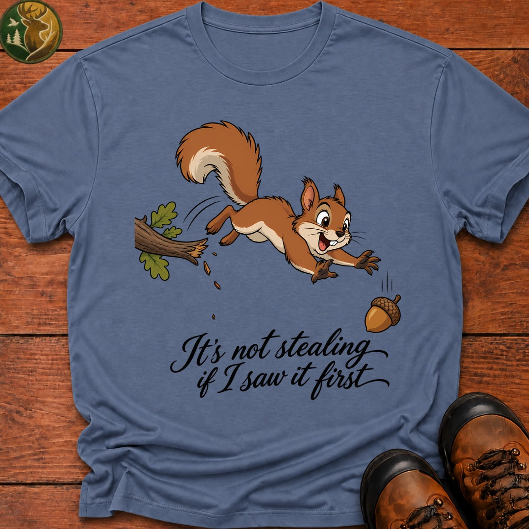 It'S Not Stealing T Shirt - Blue Jean