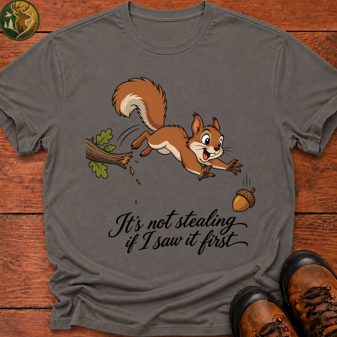It'S Not Stealing T Shirt - Grey