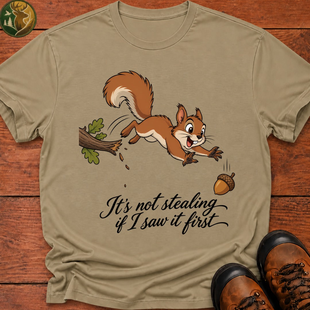 It'S Not Stealing T Shirt - Khaki
