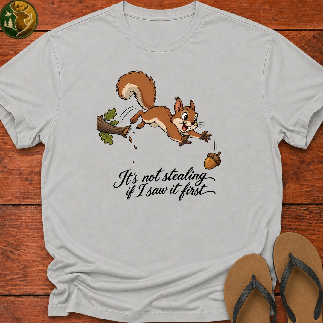 It's Not Stealing Kids T-Shirt - Ash