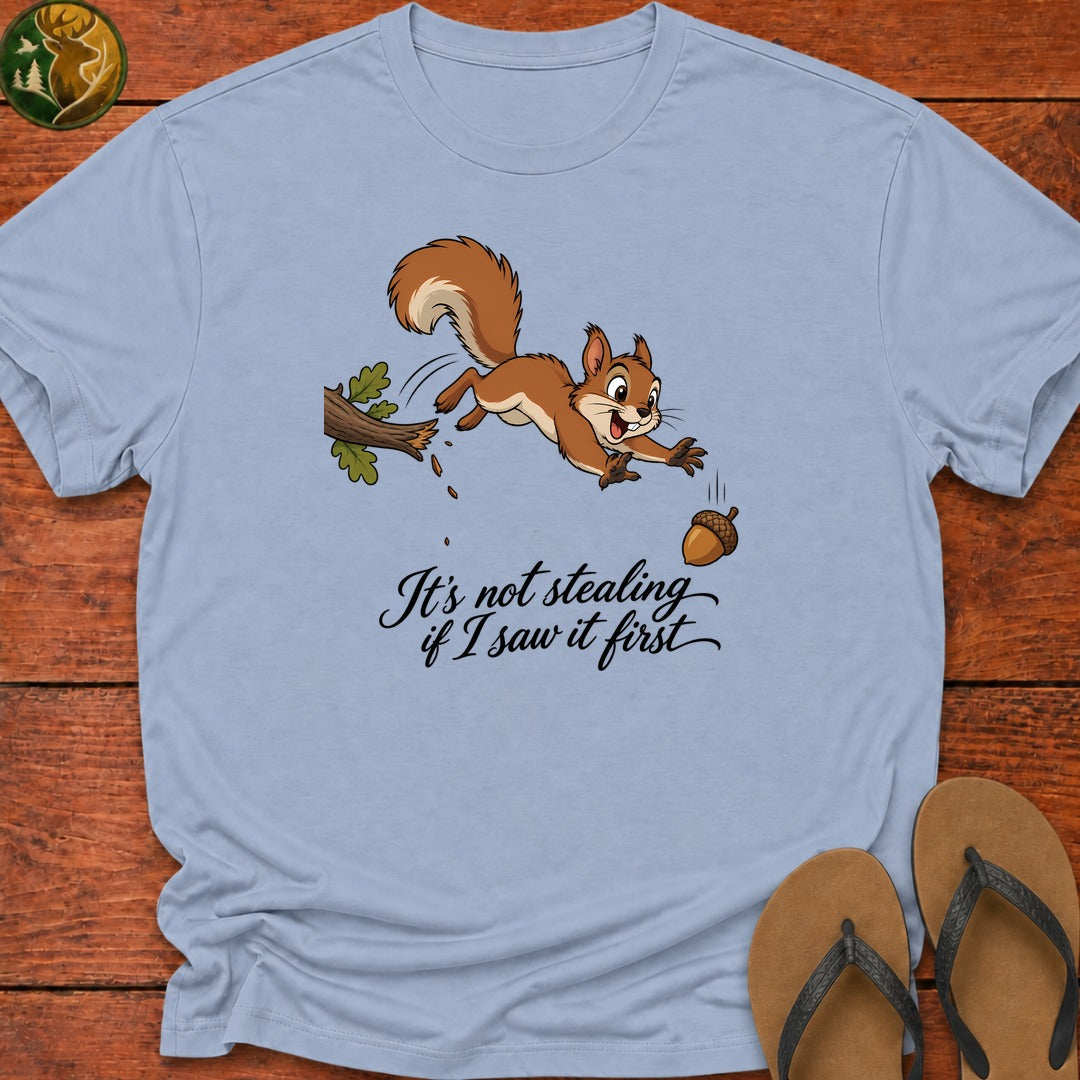 It's Not Stealing Kids T-Shirt - Light Blue