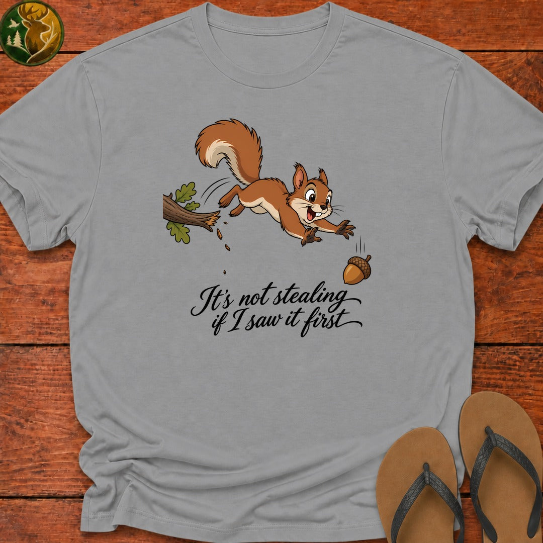 It's Not Stealing Kids T-Shirt - Sport Grey