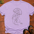 Jellyfish Doodle T-Shirt - Orchid