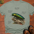 Jewel Beetle Field Guide T Shirt - Bay