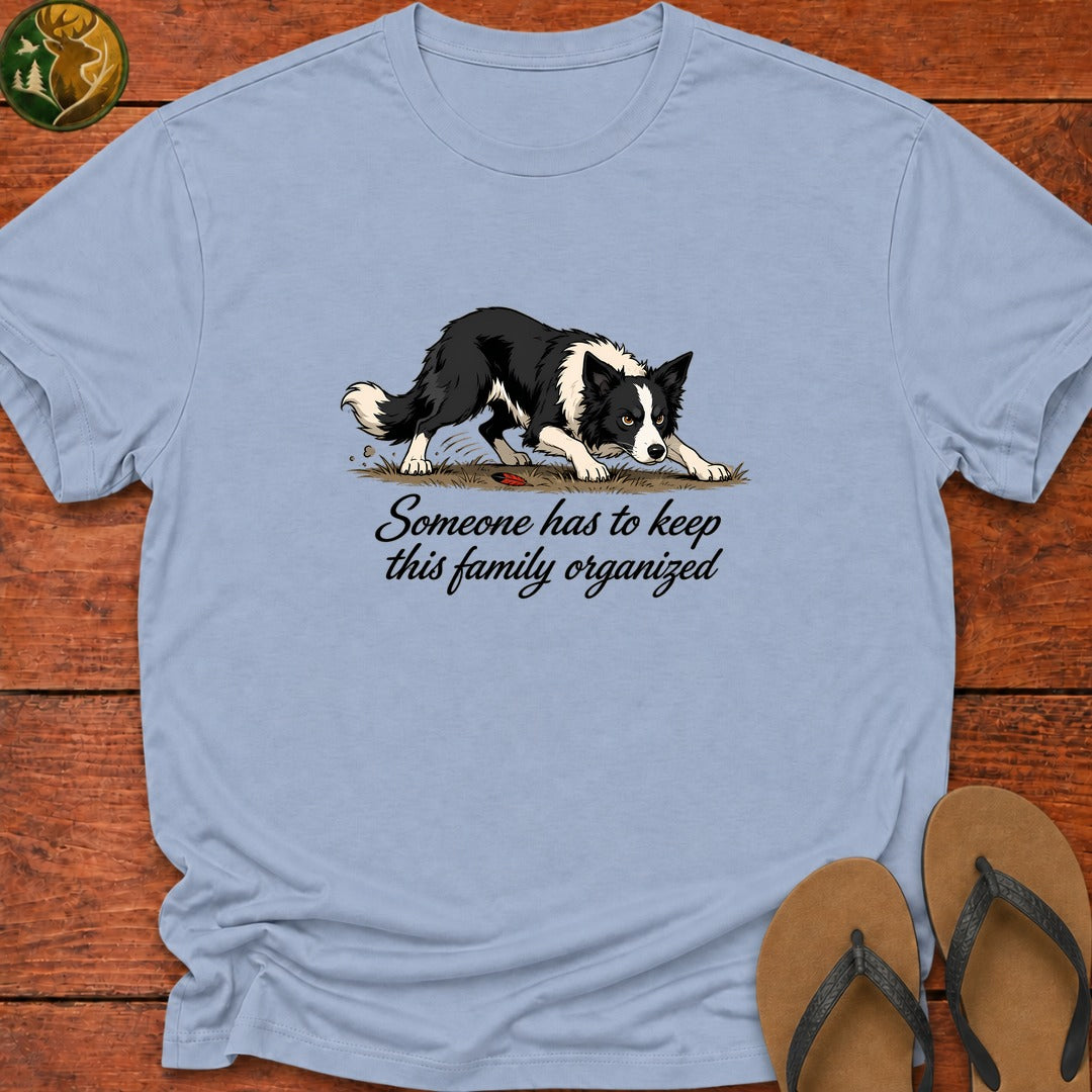Keep This Family Organized Kids T-Shirt - Light Blue
