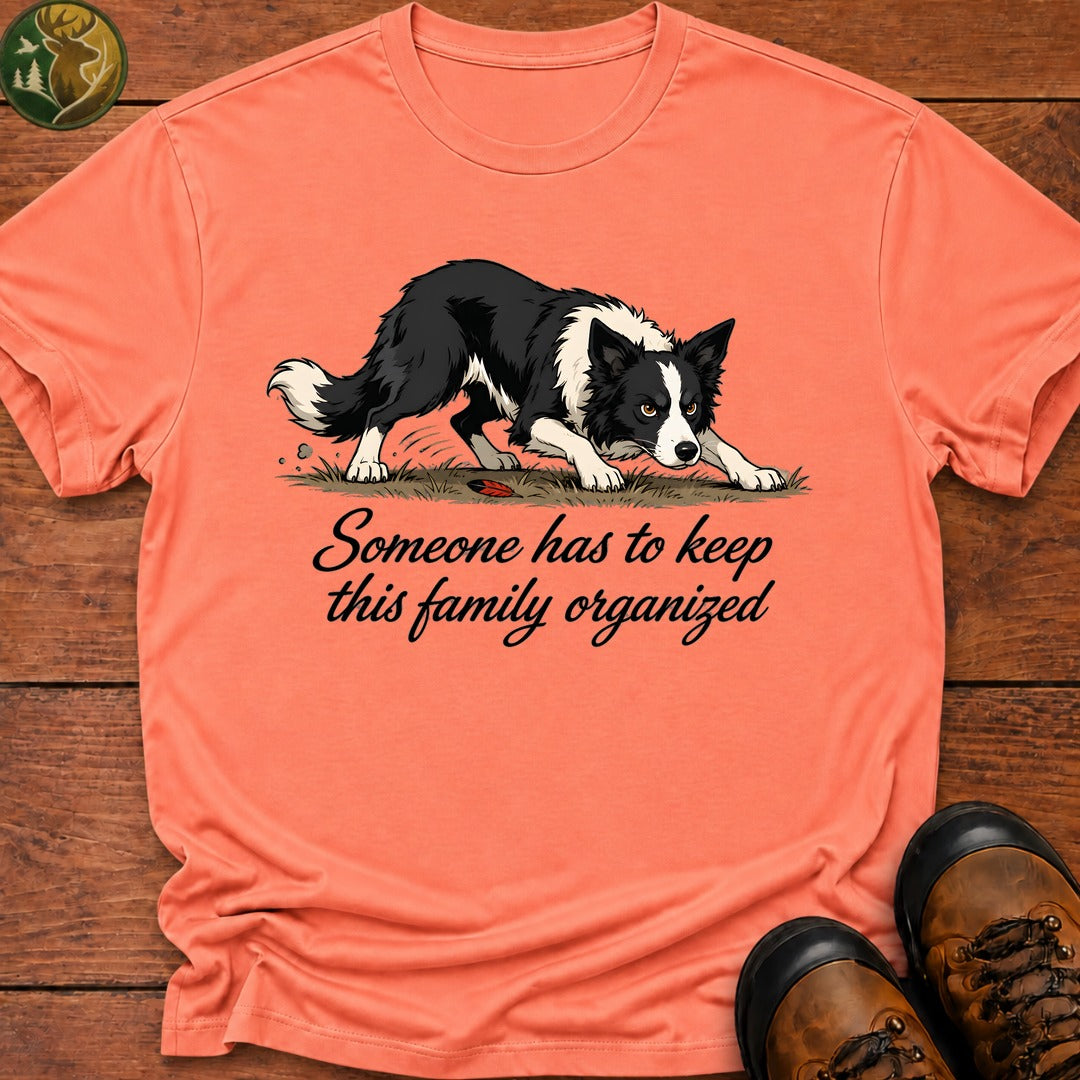 Keep This Family Organized T Shirt - Melon