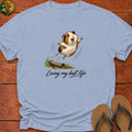 Living My Best Life Kids T-Shirt - Light Blue