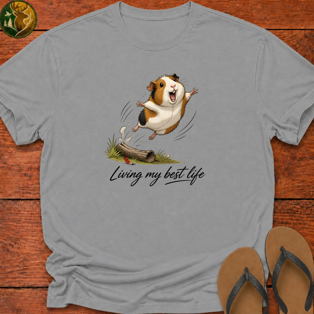 Living My Best Life Kids T-Shirt - Sport Grey