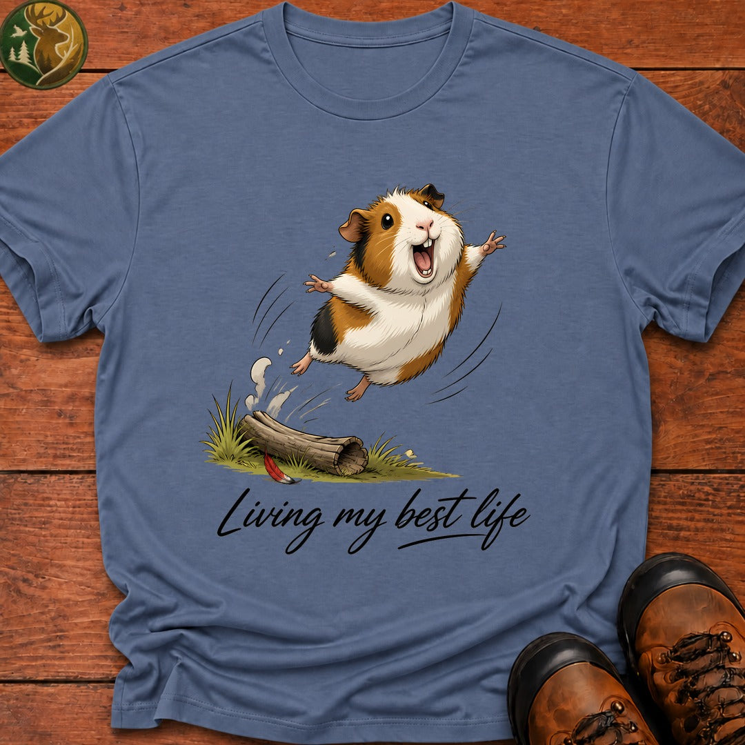 Living My Best Life T-Shirt - Blue Jean