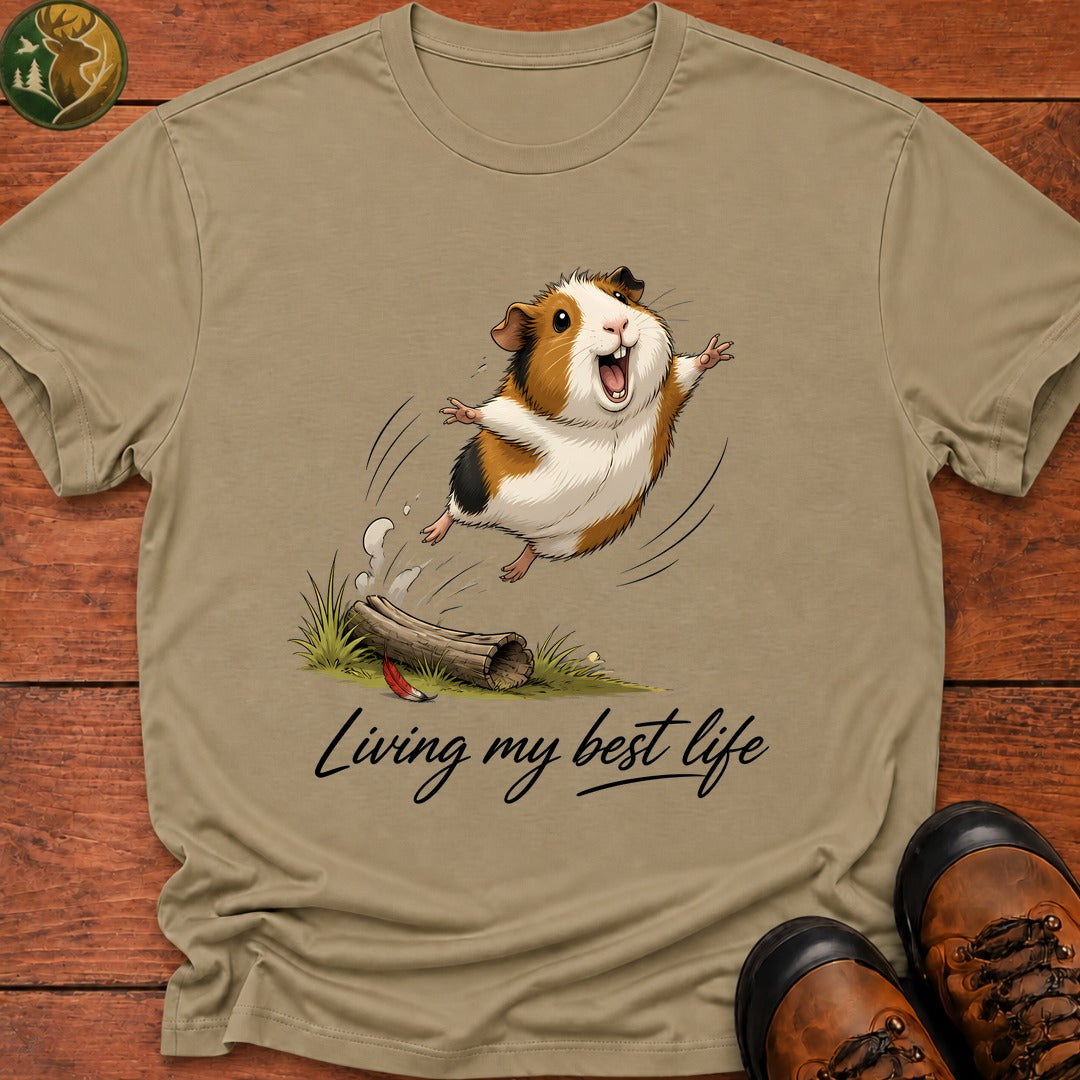 Living My Best Life T-Shirt - Khaki