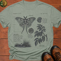 Luna Moth Field Notes T Shirt - Bay